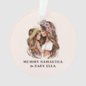 Aquarelle mère et fille (2) (devant)