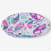 Aquarelle Mermaids Coquilles de mer + Assiette Ann (Angle)