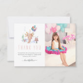 Aquarelle mignonne Axolotl Merci photo (Devant)