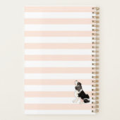 Aquarelle mignonne chiens Pink 2026 Planificateur (Dos)