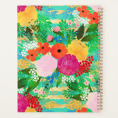 Aquarelle mignonne Rouge & Jaune Floral Biscay Ver (Dos)