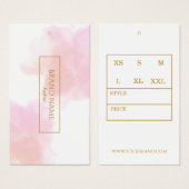 Aquarelle Modern Gold Hang (Devant & derrière)