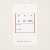 Aquarelle Modern Pink Line Hang (Dos)