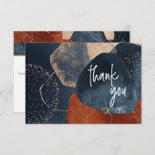 Aquarelle Moderne Abstrait Mitzvah MERCI (Devant / Derrière)