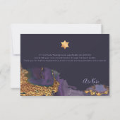 Aquarelle Moderne Abstrait Mitzvah MERCI   (Dos)