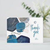 Aquarelle Moderne Abstrait Mitzvah MERCI (Debout devant)