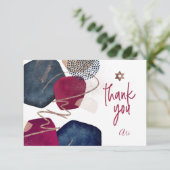 Aquarelle Moderne Abstrait Mitzvah MERCI (Debout devant)