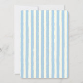 Aquarelle moderne Bébé Brunch Invitation (Dos)