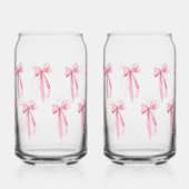 Aquarelle moderne Blush rose Bow Ribbon (Gauche)