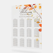 Aquarelle moderne Boho Autumn Feuilles de siège gr (Angle)