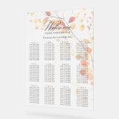 Aquarelle moderne Boho Autumn Feuilles de siège gr (Angle)