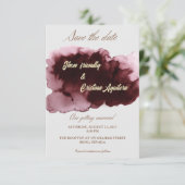 Aquarelle moderne Bourgogne Enregistrer la carte D (Debout devant)