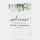 Aquarelle moderne Branche des Feuilles verts (Angle)