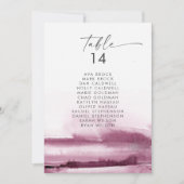 Aquarelle moderne | Cartes de tableau de sièges ro (Devant)