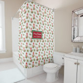 Aquarelle moderne classique rideau de Noël cadeau (En situation)