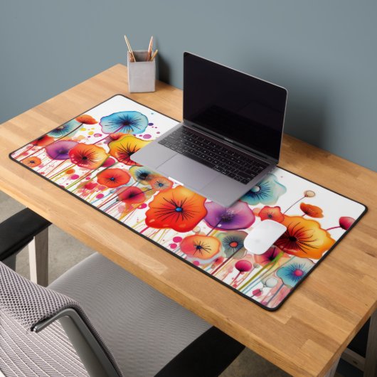 Aquarelle moderne colorée Floral (Bureau 2)