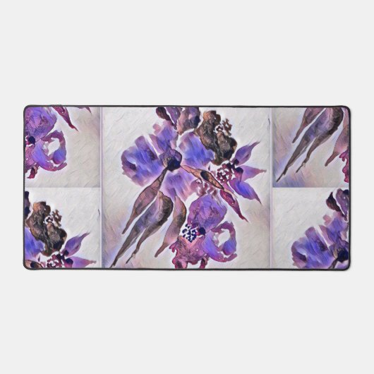 Aquarelle moderne et artistique violet et violet (Recto)