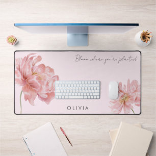 Aquarelle moderne Fleur rose Personnalisée