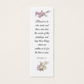 Aquarelle moderne Floral Bible Religieuse Sagesse (Devant)