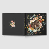 Aquarelle moderne Floral Couple Photo Mariage or (Complet)