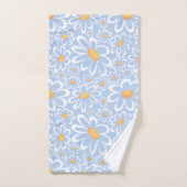 Aquarelle moderne Florale Fleurs botaniques (Serviette à main)