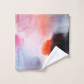 Aquarelle moderne foncée Abstraite (Gant de toilette)