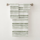 Aquarelle moderne Grandes vertes (En situation)