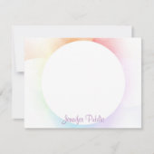 Aquarelle Moderne Modèle écriture manuscrite Scrip (Devant)