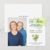 Aquarelle moderne Nouvelle carte postale voisine (Devant / Derrière)