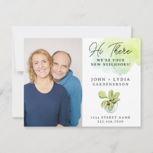 Aquarelle moderne Nouvelle carte postale voisine