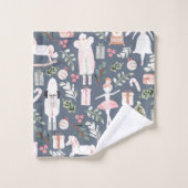 Aquarelle moderne Nutcracker (Gant de toilette)