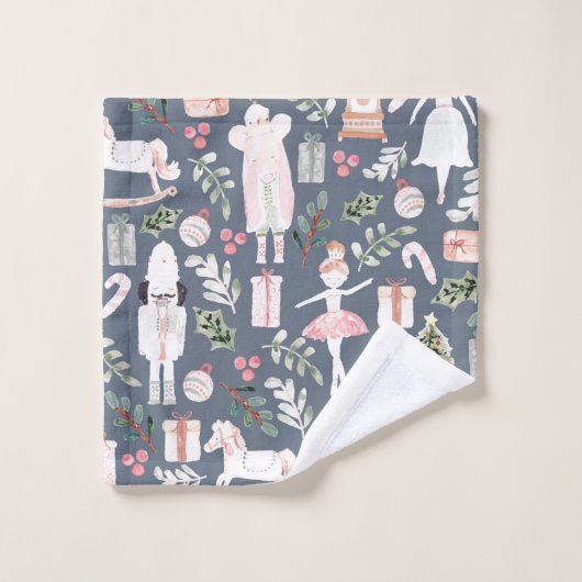 Aquarelle moderne Nutcracker (Gant de toilette)