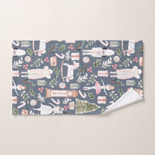 Aquarelle moderne Nutcracker (Serviette à main)