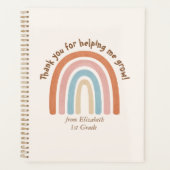 Aquarelle moderne Rainbow Teacher Merci (Devant)