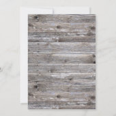 Aquarelle Moderne Rustique Faire-part de mariage d (Dos)