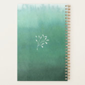 Aquarelle moderne Sea Green Ombre 2020 (Dos)
