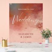 Aquarelle moderne Terracotta Boho Mariage Bienvenu (Mariage)