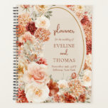 Aquarelle moderne terre cuite bordeaux floral<br><div class="desc">Préparez-vous à piquer sur cette aquarelle moderne en terre cuite bordeaux design floral planner qui est pure papeterie mariage perfection! Le mélange complexe de tons terre cuite, bordeaux et roux crée une toile harmonieuse, parfaite pour organiser la grande journée dans le style. Cet étonnant planificateur est comme une oeuvre d'art...</div>