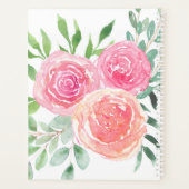 Aquarelle moderne verdure fleurie (Dos)