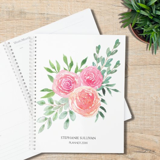 Aquarelle moderne verdure fleurie