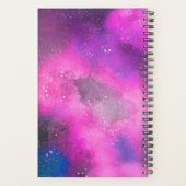 Aquarelle moderne violet rose éclat personnel (Dos)