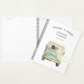 Aquarelle moderne Wedding planner personnalisé (Devant avec enveloppe)