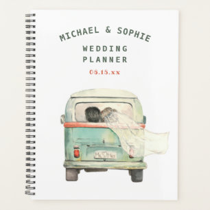 Aquarelle moderne Wedding planner personnalisé