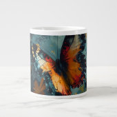 Aquarelle Monarque papillon Jumbo Mug (Devant)