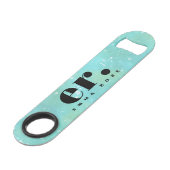 Aquarelle Monogramme imaginaire élégant moderne mi (Dos Angle)