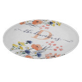 Aquarelle monogramme Planche à découper (Coin)