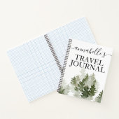 Aquarelle Monogramme Travel Journal Carnet (Intérieur)