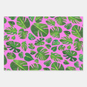 Aquarelle Monstera Feuille Nature Botanique Cadeau (Devant 3)