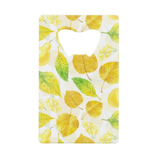 Aquarelle motif d'automne (Devant)