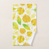 Aquarelle motif d'automne (Serviette à main)